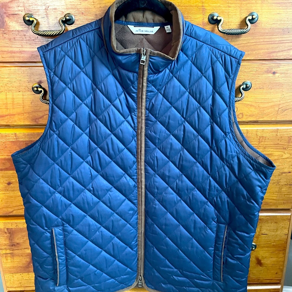 Peter Millar men’s quilted Essex  vest